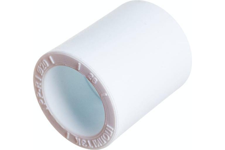 Муфта полипропиленовая PPR 40мм белая фото 2