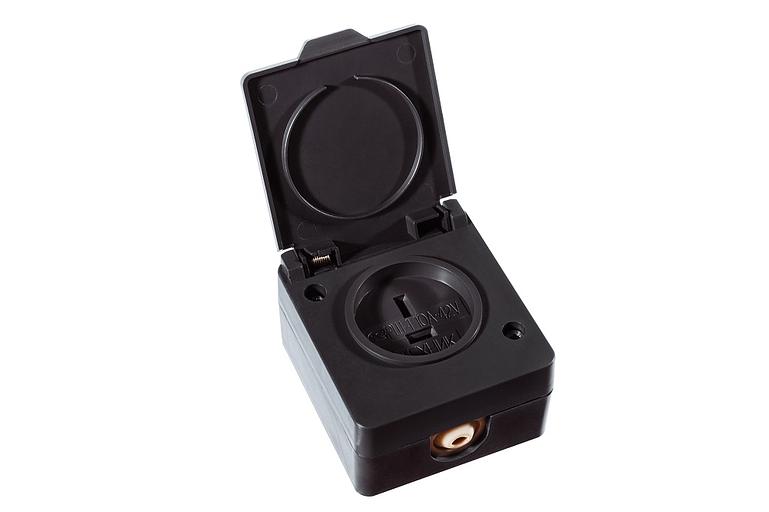 Розетка РШ 42В 10А брызгозащищенная наружная IP43 фото 1