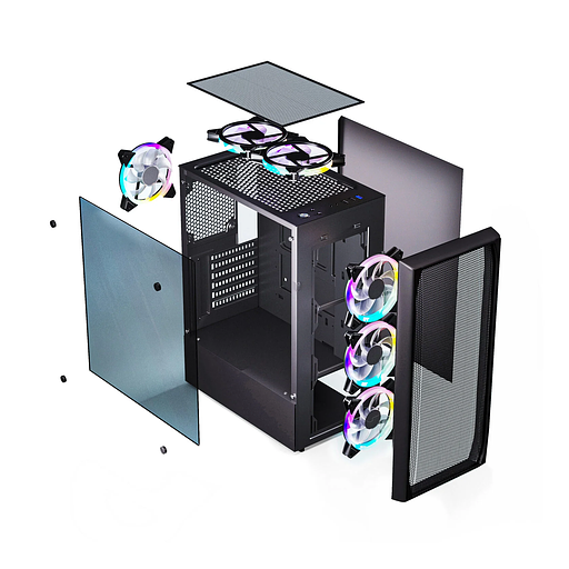 Компьютерный корпус ABR GQ-3 (8017) (USB3.0X1 + USB2.0 X2+audio) фото 6