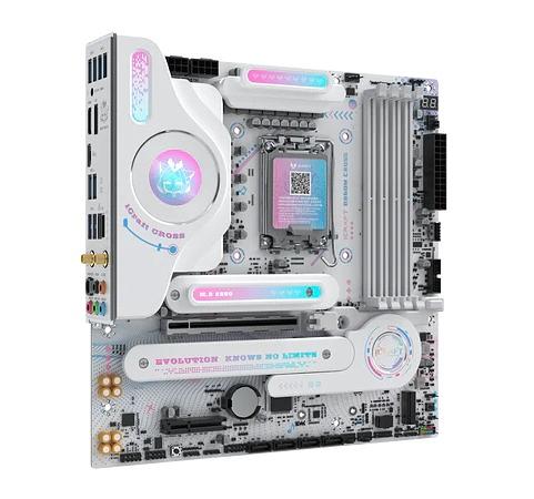 Материнская плата MAXSUN MS-iCraft 860M CROSS, LGA1851, B860, 4*DDR5, 4*SATA3, 2*M.2, USB 3.2, USB 2.0, Type-C, 1*PCIEx16, 1*PCIex4, HDMI+DP, mATX фото 3