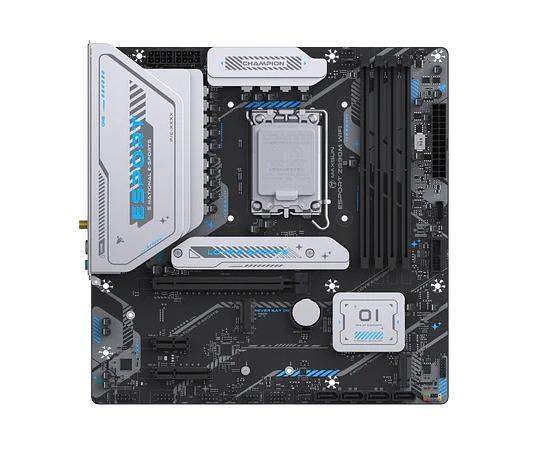 Материнская плата MAXSUN MS-eSport Z890M WIFI, LGA1851, Z890, 4*DDR5, 4*SATA3, 3*M.2, USB 3.2, USB 2.0, Type-C, 1*PCIEx16, 1*PCIex4, 1*PCIex1, HDMI+DP, ATX фото 2