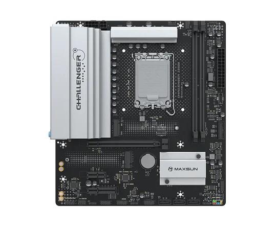 Материнская плата MAXSUN MS-Challenger Z890M, LGA1851, Z890, 2*DDR5, 3*SATA3, 2*M.2, USB 3.2, USB 2.0, Type-C, 1*PCIEx16, 1*PCIex4, 1*PCIex1, HDMI+DP, mATX фото 2