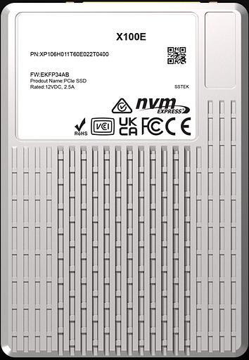 Накопитель Phison SSD X100E 3200GB NVMe U.3 (15mm) PCIe NVMe Gen4 1x4 R7400/W6900MB/s 3D TLC 1750K/500K IOPS 3DWPD single port SSD Enterprise Solid State Drive, 1 year, OEM фото 1