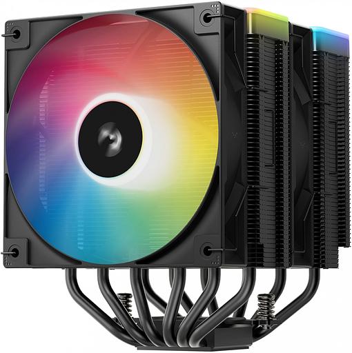 Устройство охлаждения(кулер) Deepcool AG620 Bk V2 ARGB Soc-AM5/AM4/1200/1700/1851 черный 4-pin 15-29dB Al+Cu 260W 1330gr Ret (R-AG620-BKAMMN-GJD) фото 2