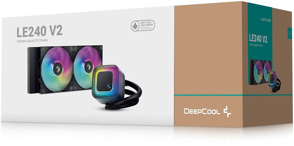 Система водяного охлаждения Deepcool LE240 V2 ARGB Soc-AM5/AM4/1200/1700/1851 черный 4-pin 28.2-31.6dB Al 220W 1359gr Ret (R-LE240-BKAMMC-G-2) фото 6