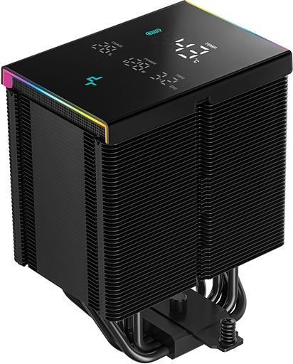 Устройство охлаждения(кулер) Deepcool AK500 Digital Pro ARGB Soc-AM5/AM4/1200/1700/1851 черный 4-pin 25dB Al+Cu LCD 240W 1346gr Ret (R-AK500-BKAPMN-G) фото 7
