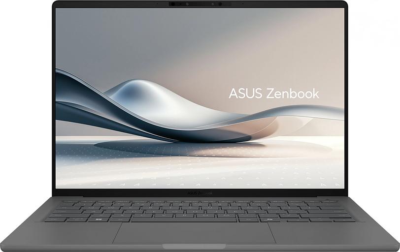 Ноутбук Asus Zenbook 14 UX3407QA-QD267W Snapdragon X X1-26-100 16Gb SSD512Gb Qualcomm Adreno 14" OLED WUXGA (1920x1200) Windows 11 Home grey WiFi BT Cam Bag (90NB1502-M00DN0) фото 1