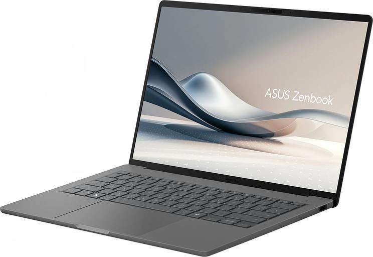 Ноутбук Asus Zenbook 14 UX3407QA-QD267W Snapdragon X X1-26-100 16Gb SSD512Gb Qualcomm Adreno 14" OLED WUXGA (1920x1200) Windows 11 Home grey WiFi BT Cam Bag (90NB1502-M00DN0) фото 3