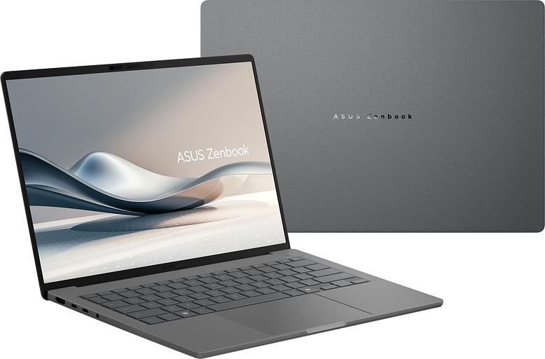Ноутбук Asus Zenbook 14 UX3407QA-QD267W Snapdragon X X1-26-100 16Gb SSD512Gb Qualcomm Adreno 14" OLED WUXGA (1920x1200) Windows 11 Home grey WiFi BT Cam Bag (90NB1502-M00DN0) фото 8