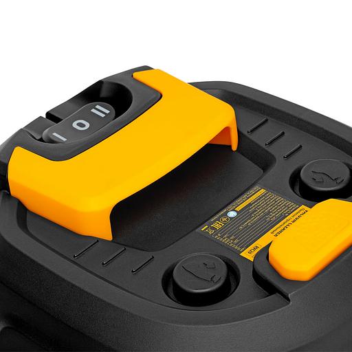 Пылесос строительный RVC20, 1400 Вт, бак 20 л, шланг 3 м, розетка с автосинхр. фото 3