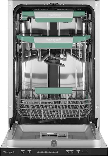 Посудомоечная машина встраив. Weissgauff BDW 4536 D Inverter Autoopen Timer Floor узкая фото 3
