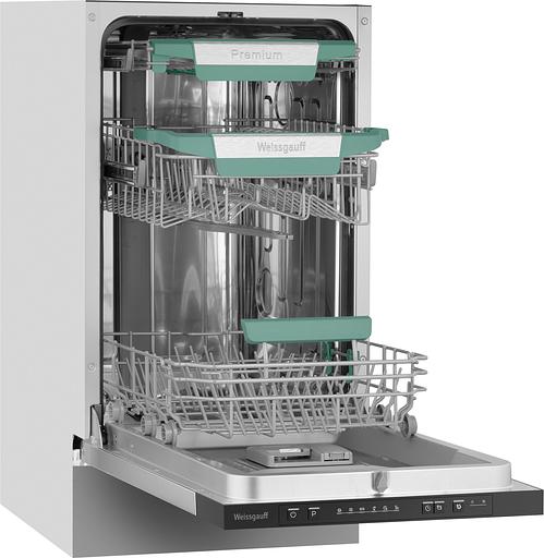 Посудомоечная машина встраив. Weissgauff BDW 4536 D Inverter Autoopen Timer Floor узкая фото 5