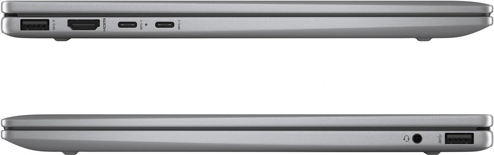 Ноутбук HP Envy x360 14-fa0011ci Ryzen 5 8640HS 16Gb SSD512Gb AMD Radeon Graphics 14" IPS Touch WUXGA (1920x1200) Windows 11 Home silver WiFi BT Cam (B18GYEA) фото 7