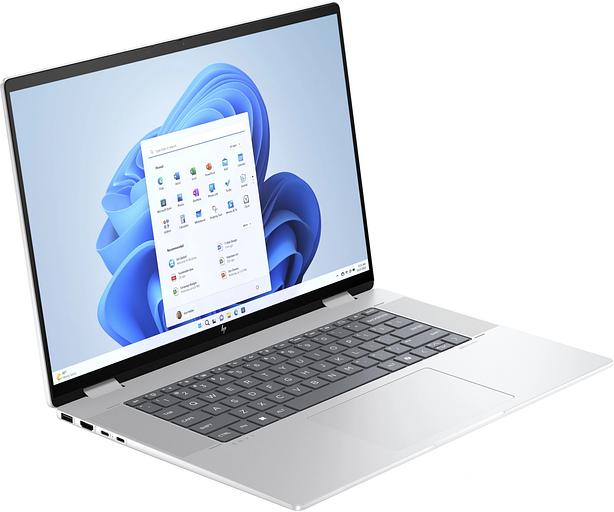 Ноутбук HP Envy x360 16-ad0007ci Ryzen 7 8840HS 16Gb SSD512Gb AMD Radeon Graphics 16" OLED Touch 3K (2880x1800) Windows 11 Home silver WiFi BT Cam (B4LZ4EA) фото 2