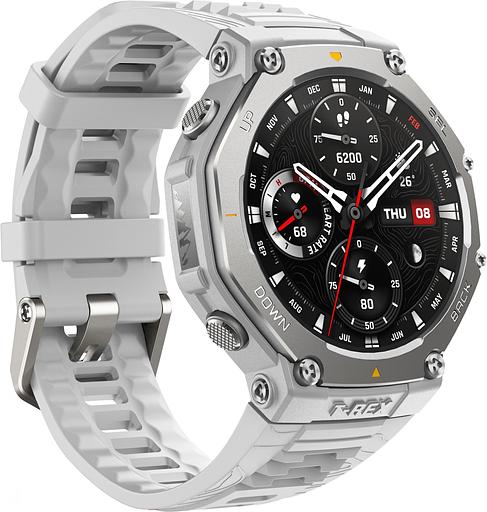 Смарт-часы Amazfit T-Rex 3 A2323 48.5мм 1.5" AMOLED корп.серый рем.серый разм.брасл.:145-210мм (1746881) фото 3