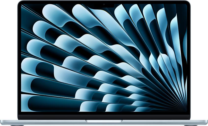 Ноутбук Apple MacBook Air A3240 M4 10 core 16Gb SSD256Gb/8 core GPU 13.6" Liquid Retina (2560x1664) macOS lt.blue WiFi BT Cam (MC6T4X/A) фото 1
