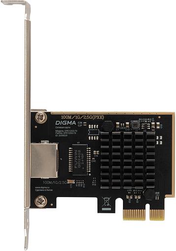 Сетевая карта 2.5G Ethernet Digma DPE12G5-TX PCI Express фото 1