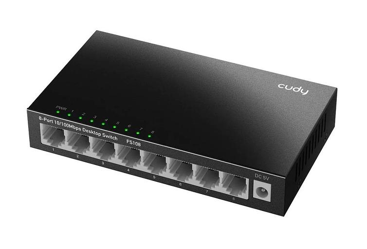 Коммутатор Cudy GS108 UK GS108 (L2) 8x1Гбит/с неуправляемый фото 2