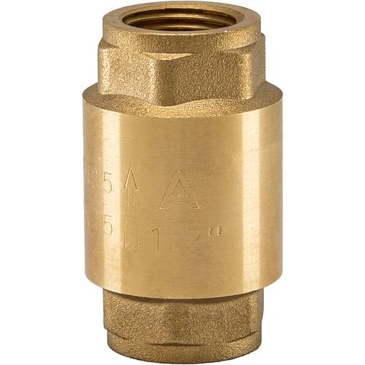 Клапан обратный с латунным сердечником ВВ 3/4' фото 1