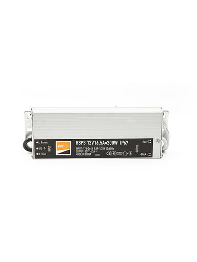 Драйвер BSPS 12V 16.5A 200W влагозащищенный IP67 фото 3