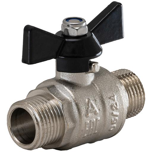 Кран шаровой полнопроходной 3/4' НР бабочка фото 2