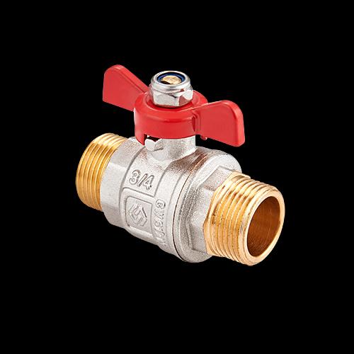 Кран шаровый 1' НН ручка бабочка фото 1