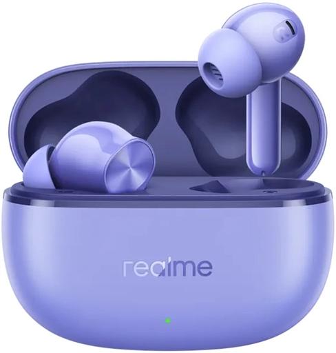 Гарнитура внутриканальные Realme Buds T200 Lite фиолетовый беспроводные bluetooth в ушной раковине фото 1