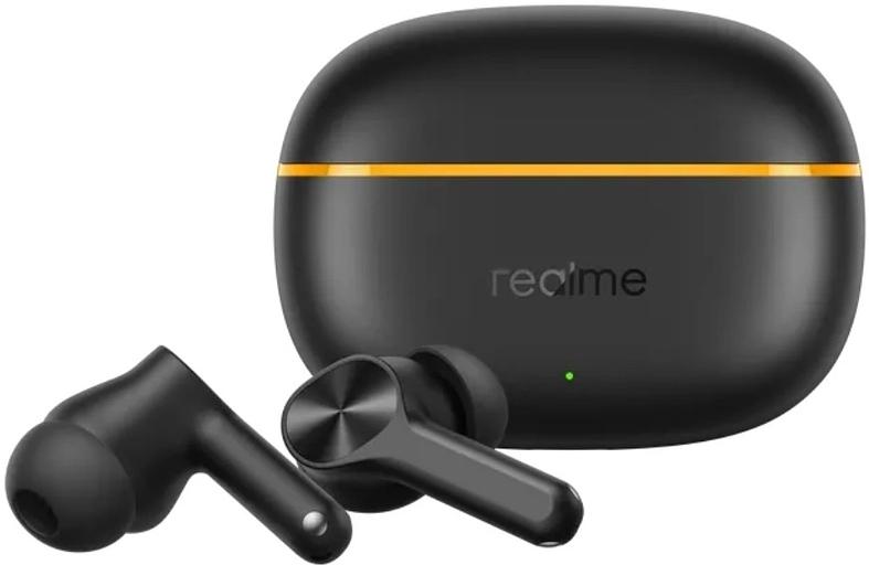 Гарнитура внутриканальные Realme Buds T200 Lite черный беспроводные bluetooth в ушной раковине (6941764454491) фото 2