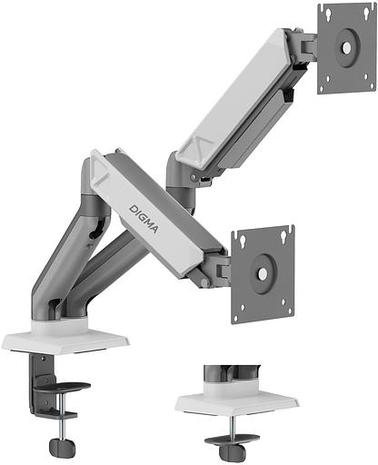 Кронштейн для мониторов ЖК Digma D-MM102D серый 17"-32" макс.9кг крепление к столешнице поворот и наклон фото 3