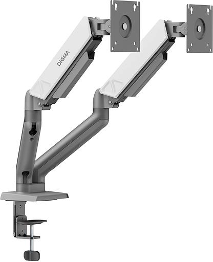Кронштейн для мониторов ЖК Digma D-MM102D серый 17"-32" макс.9кг крепление к столешнице поворот и наклон фото 5
