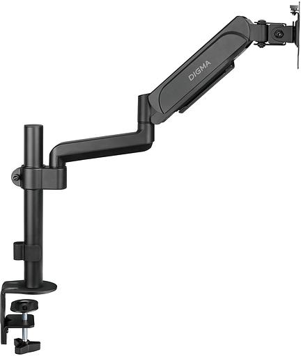 Кронштейн для мониторов ЖК Digma D-MM201 черный 17"-32" макс.9кг крепление к столешнице поворот и наклон фото 4