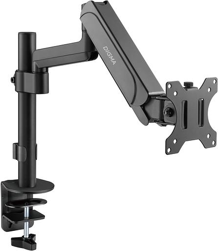 Кронштейн для мониторов ЖК Digma D-MM201 черный 17"-32" макс.9кг крепление к столешнице поворот и наклон фото 6