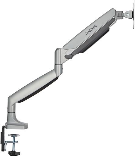Кронштейн для мониторов ЖК Digma D-MM301 серый 17"-45" макс.15кг крепление к столешнице поворот и наклон фото 9