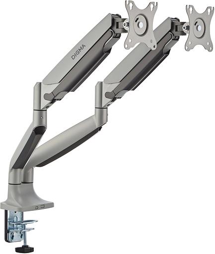 Кронштейн для мониторов ЖК Digma D-MM302D серый 17"-35" макс.9кг крепление к столешнице поворот и наклон фото 3
