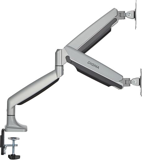 Кронштейн для мониторов ЖК Digma D-MM302D серый 17"-35" макс.9кг крепление к столешнице поворот и наклон фото 6