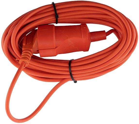 Удлинитель силовой PROconnect Pro-Uc (11-7105) 2x0.75кв.мм 1розет. 10м ПВС 6A без катушки оранжевый фото 2