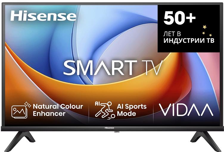 Телевизор LED Hisense 32" 32A4Q Frameless черный HD 60Hz DVB-T2 DVB-C DVB-S2 USB WiFi Smart TV (RUS) фото 1