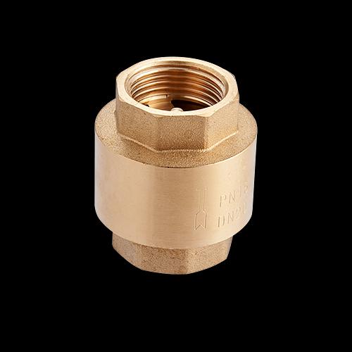 Клапан обратный 1'1/2 латунный золотник фото 1