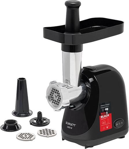Мясорубка Scarlett SC-MG45S75 черный / красный фото 1