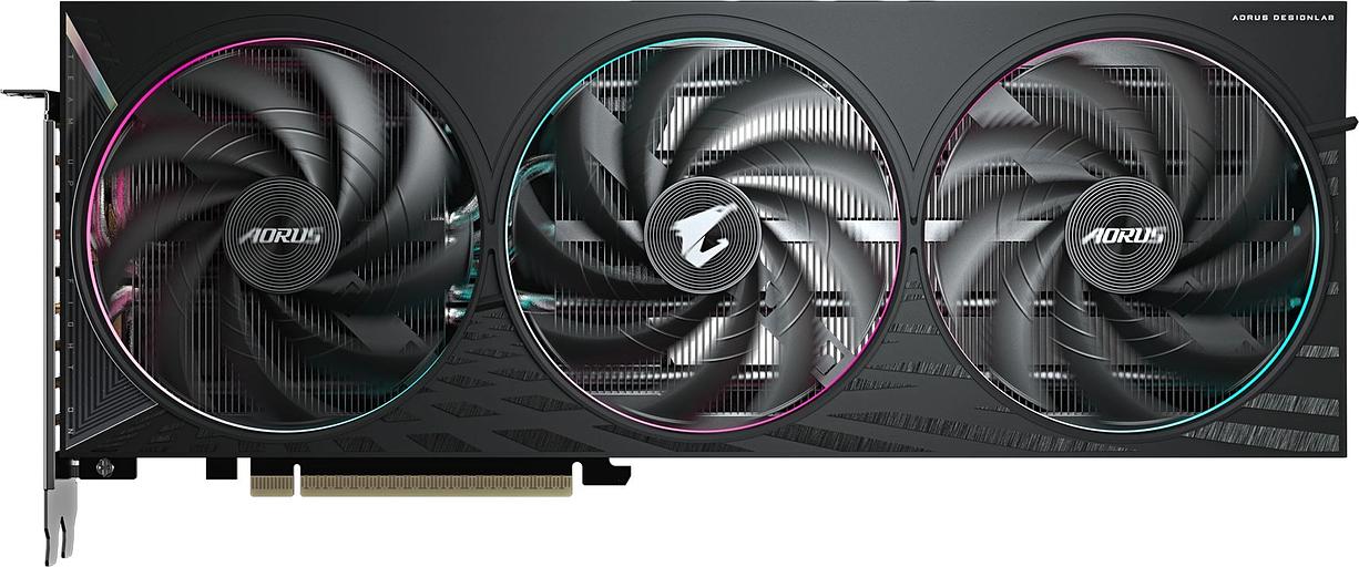 Видеокарта Gigabyte PCI-E 5.0 GV-N5060AORUS E-8GD 1.0 NVIDIA GeForce RTX 5060 8Gb 128bit GDDR7 3840/28000 HDMIx1 DPx3 HDCP Ret фото 1