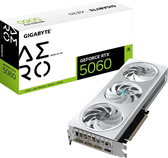 Видеокарта Gigabyte PCI-E 5.0 GV-N5060AERO OC-8GD 1.0 NVIDIA GeForce RTX 5060 8Gb 128bit GDDR7 3840/28000 HDMIx1 DPx3 HDCP Ret фото 10