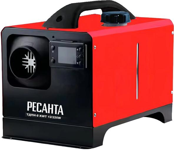 Тепловая пушка дизельная Ресанта ТДПН-8 KWT 12/220W 8000Вт красный/черный фото 1