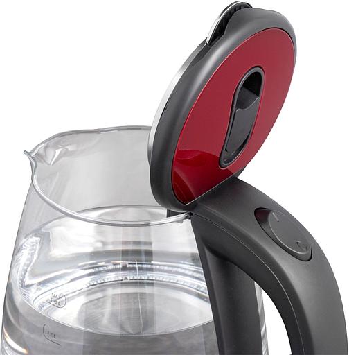 Чайник электрический Scarlett SC-EK27G65 красный/черный, 1800 Вт, 1.8 л фото 4
