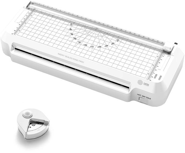 Ламинатор Cactus CS-LAB-F2 белый A4 (70-125мкм) 25см/мин (2вал.) хол.лам. лам.фото фото 2