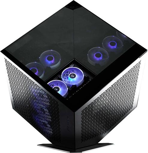 Корпус Azza CUBE PLUS черный без БП ATX 6x120mm 2xUSB3.0 1xUSB3.1 audio bott PSU фото 6