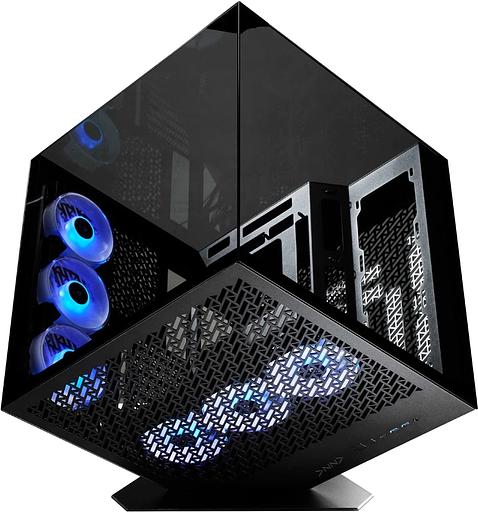 Корпус Azza CUBE PLUS черный без БП ATX 6x120mm 2xUSB3.0 1xUSB3.1 audio bott PSU фото 8