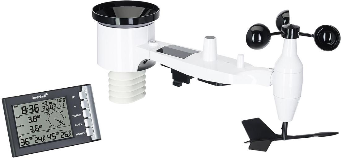Погодная станция Levenhuk LP240 серебристый/черный фото 1