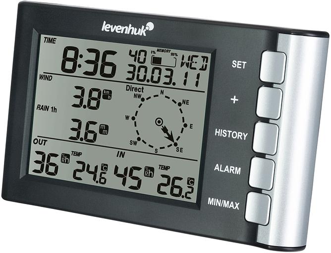 Погодная станция Levenhuk LP240 серебристый/черный фото 2