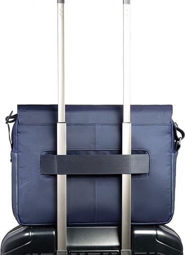 Сумка-мессенджер для ноутбука Piquadro Orion CA6627S136/BLU синий ткань/натур.кожа фото 3