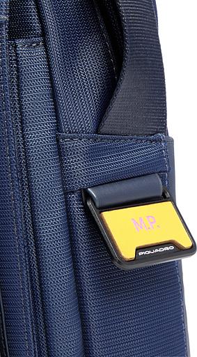 Сумка-мессенджер для ноутбука Piquadro Orion CA6627S136/BLU синий ткань/натур.кожа фото 5